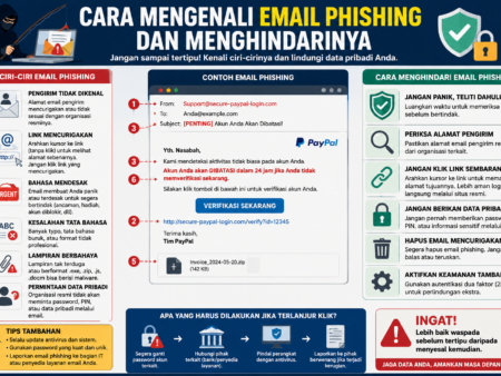 Cara Mengenali Email Phishing dan Menghindarinya