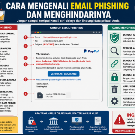 Cara Mengenali Email Phishing dan Menghindarinya